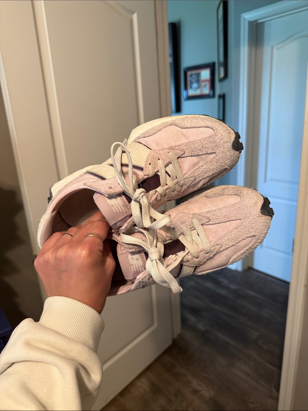 New Balance Pink Suede Retro-Style Sneakers DOES NOT COME IN BOX